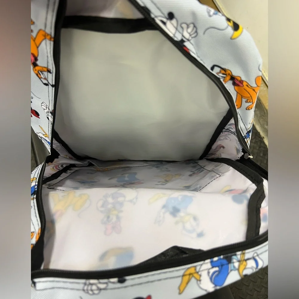Disney Cartoon Character Print Backpack